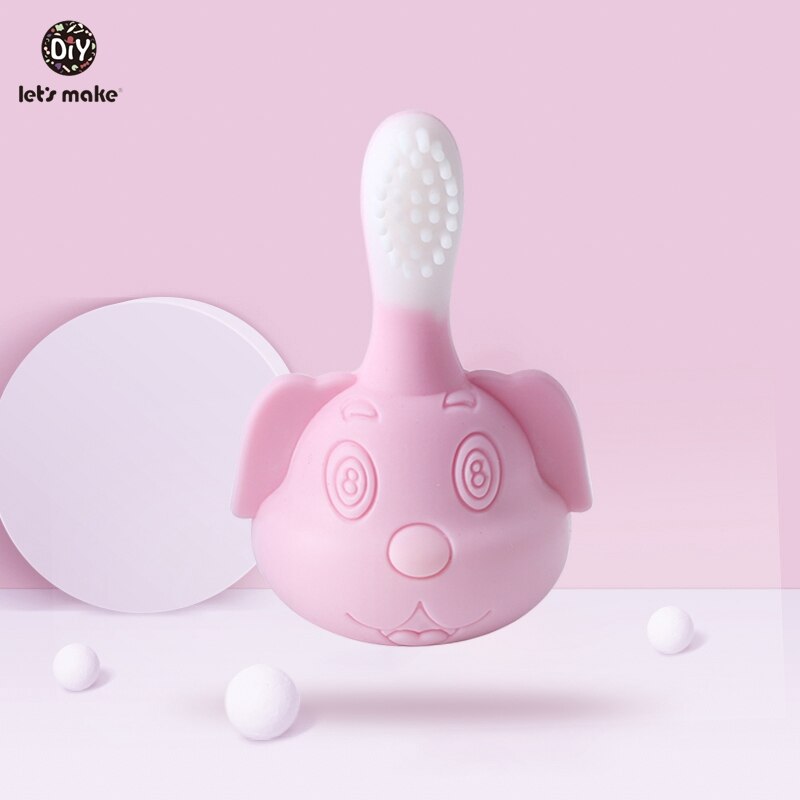 Let's Make Soft Silicone Baby Toothbrush