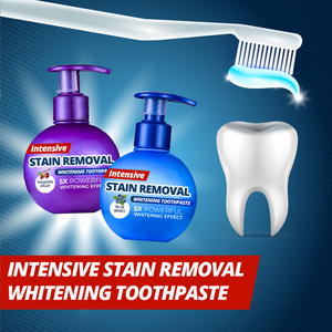 【On Sale】Intensive Stain Removal Whitening Toothpaste