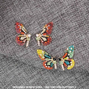 New York Butterfly Earrings