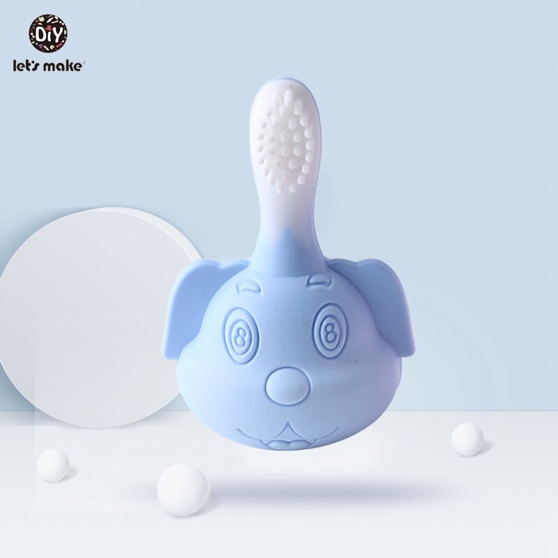 Let's Make Soft Silicone Baby Toothbrush