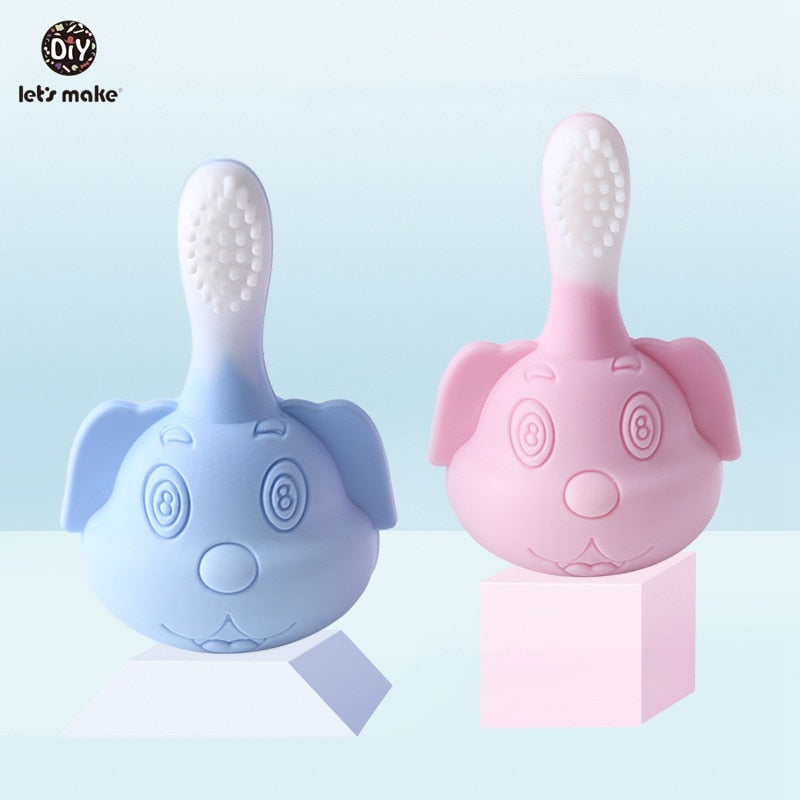 Let's Make Soft Silicone Baby Toothbrush